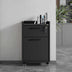 Corp Mobil GKS-920-EE-1 Home Collection® Gaming cu 2 sertare si incuietoare, Negru, 40x56x40 cm | SKU: GKS-920-EE-1