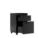 Corp Mobil GKS-920-EE-1 Home Collection® Gaming cu 2 sertare si incuietoare, Negru, 40x56x40 cm