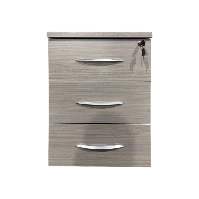 Corp mobil pentru birou Armadi pe rotile, Sonoma-alb, 40x40x55 cm, imagine suplimentara