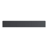 Corp TV de perete cu LED Rival, Modern, Pal melaminat, Antracit, 210x35x30 cm