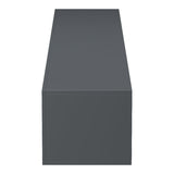 Corp TV de perete cu LED Rival, Modern, Pal melaminat, Antracit, 210x35x30 cm