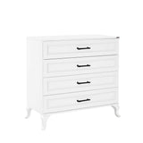 Comoda SFN-1004-DD-1 Home Collection® Country, 4 sertare, Alb, 90x89x45 cm