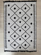Covor Cotton 2, Negru (diverse dimensiuni) - 60 x 120
