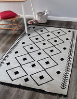 Covor Cotton 2, Negru (diverse dimensiuni) - 60 x 120