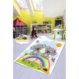 Covor de Copii Rainbow Elephants, Multicolor (diverse dimensiuni) - Multicolor
