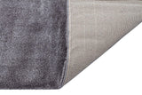 Covor de living / dormitor Maze Home Comfort Shaggy, Antiderapant, Gri, 80x150 cm