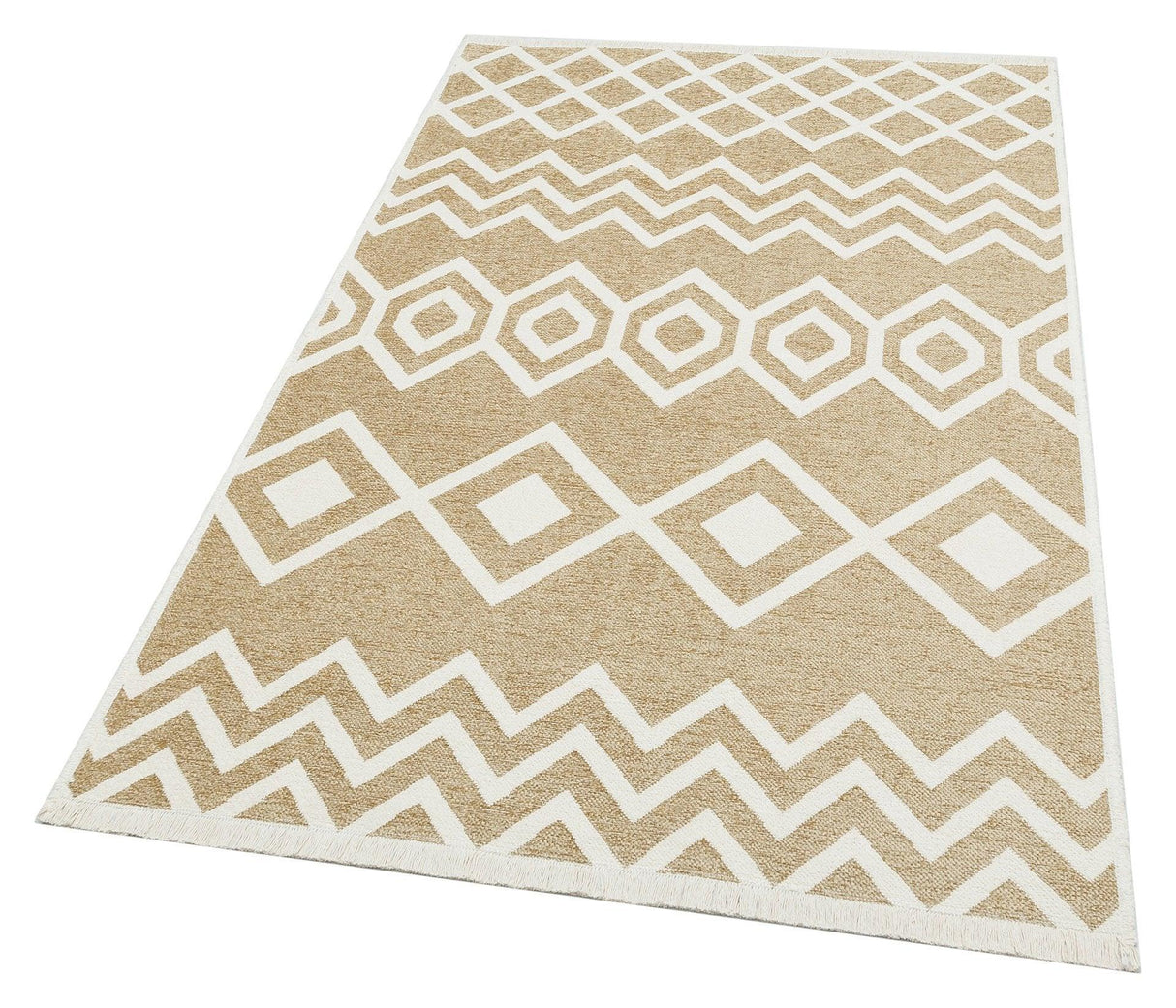 Covor de living / dormitor Maze Home Mondo Reversibil, Cream Beige 01 (diverse dimensiuni), 80x150 cm - Covor Maze Home MONDO, Reversibil, Cream Beige 01 - Adorehome.ro - Covoare - Maze - MD 01 BEIGE _ 160*230