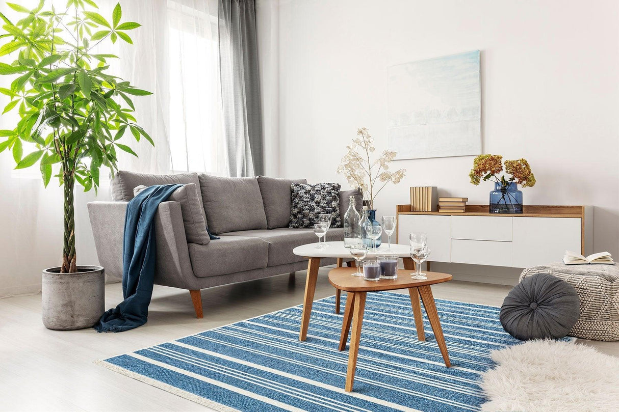 Covor de living / dormitor Maze Home Mondo Reversibil, Dream Blue 02 (diverse dimensiuni), 120x180 cm - Covor Maze Home MONDO, Reversibil, Dream Blue 02 - Adorehome.ro - Covoare - Maze - MD 02 BLUE _ 160*230
