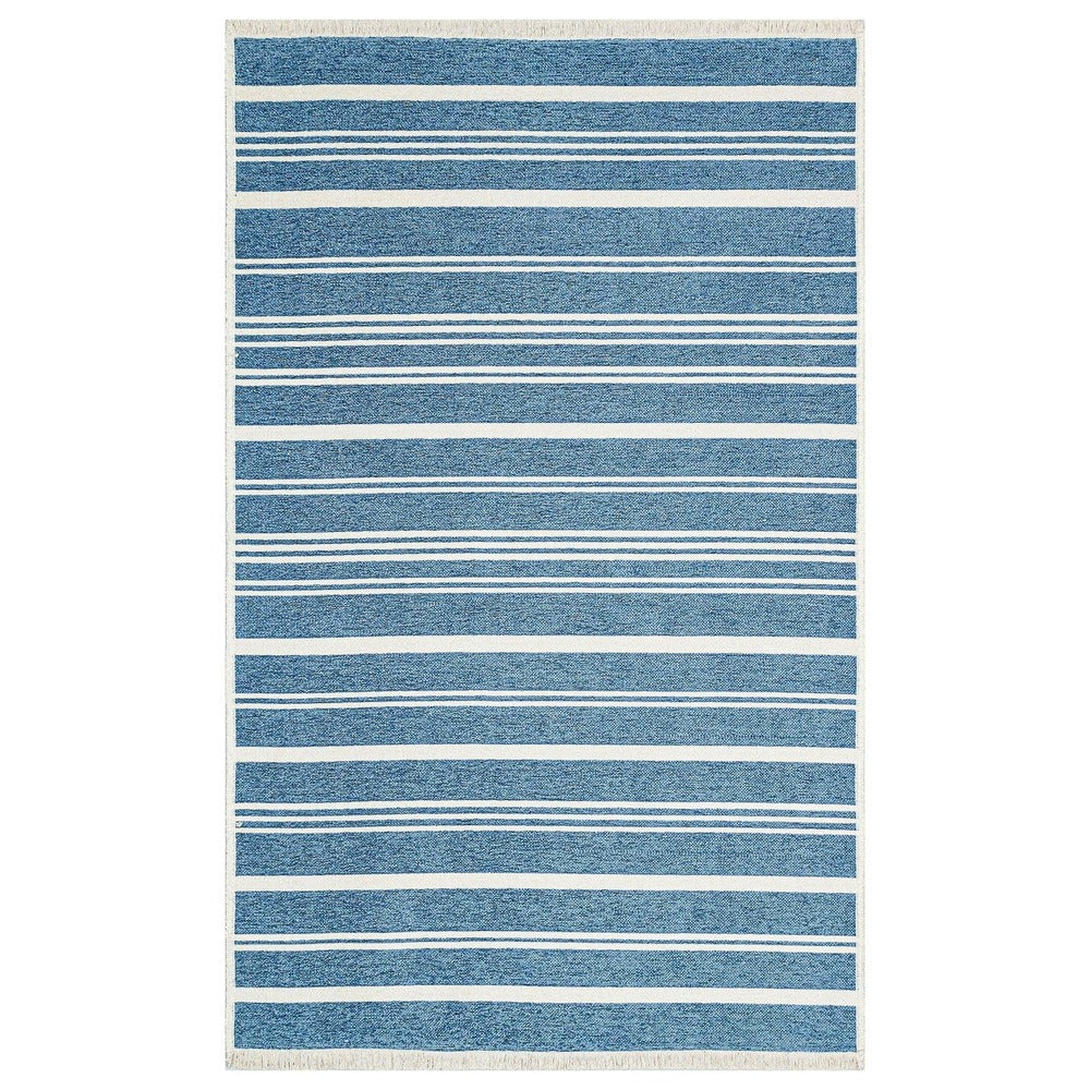 Covor de living / dormitor Maze Home Mondo Reversibil, Dream Blue 02 (diverse dimensiuni), 120x180 cm - Albastru