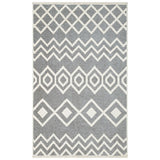 Covor de living / dormitor Maze Home Mondo Reversibil, Harmony, Gri (diverse dimensiuni), 120x180 cm - Gri