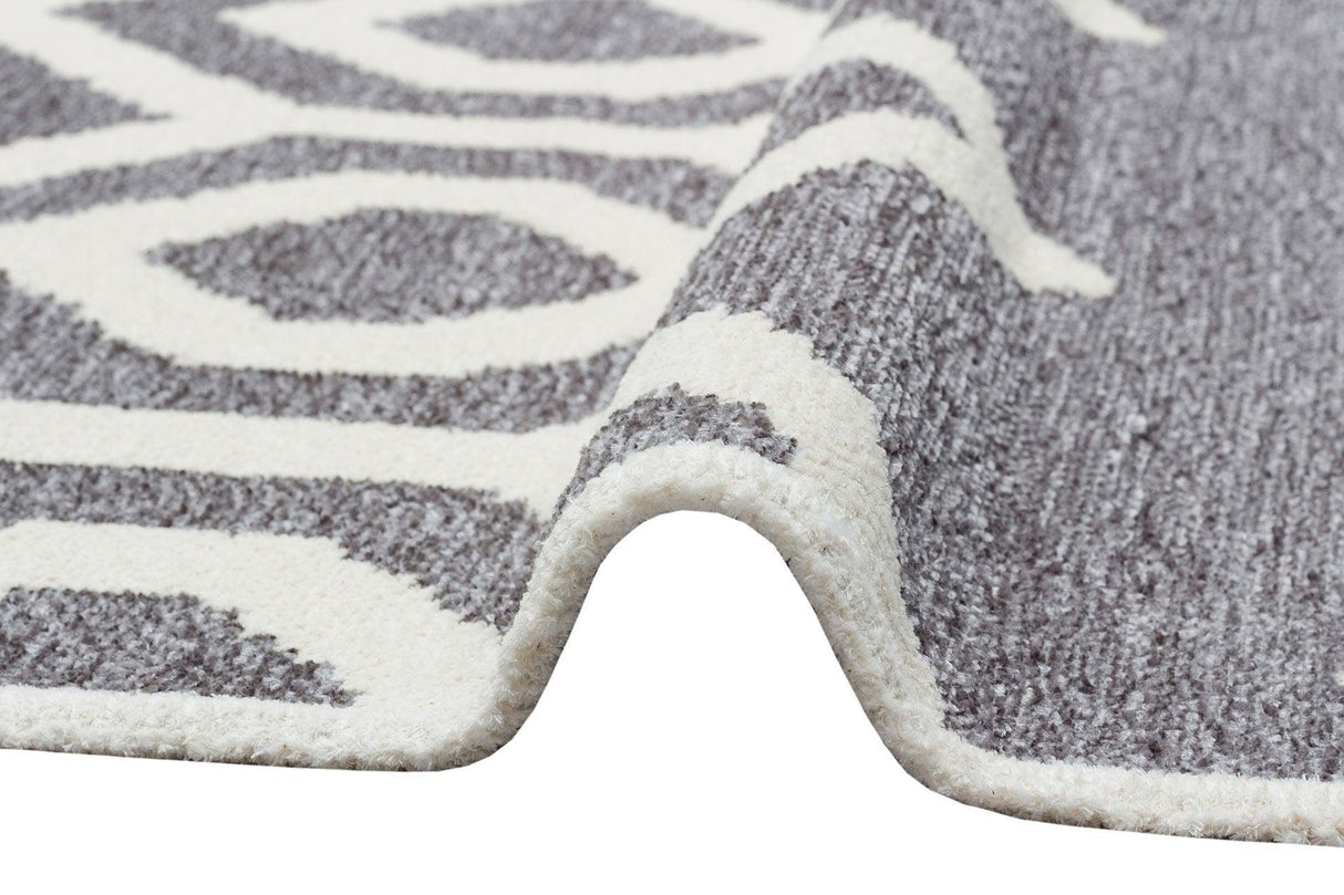 Covor de living / dormitor Maze Home Mondo Reversibil, Harmony, Gri (diverse dimensiuni), 120x180 cm - Covor Maze Home MONDO, Reversibil, Harmony Silver 01 - Adorehome.ro - Covoare - Maze - MD 01 SILVER _ 80*150