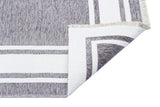 Covor de living / dormitor Maze Home Noa Reversibil, Lavabil, Gri - Alb (diverse dimensiuni), 115x180 cm - Covor Maze Home NOA, Reversibil, Grey White - Adorehome.ro - Covoare - Maze - NK 06 GREY WHITE _ 75*150