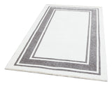 Covor de living / dormitor Maze Home Noa Reversibil, Lavabil, Gri - Alb (diverse dimensiuni), 115x180 cm - Covor Maze Home NOA, Reversibil, Grey White - Adorehome.ro - Covoare - Maze - NK 06 GREY WHITE _ 75*150