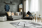 Covor de living / dormitor Maze Home Palma, Antracit, 160x230 cm