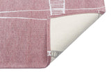 Covor de living / dormitor Maze Home Palma, Roz - Alb, 135x200 cm