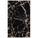 Covor de living / dormitor Maze Home Smart, Negru - Auriu (diverse dimensiuni), 120x180 cm - Negru