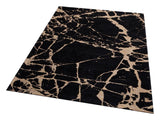 Covor de living / dormitor Maze Home Smart, Negru - Auriu (diverse dimensiuni), 120x180 cm - Covor Maze Home SMART, Black Gold XW - Adorehome.ro - Covoare - Maze - SM 21 BLACK GOLD XW _ 120*180