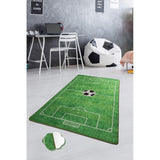 Covor de Teren Football Haaland, Verde, 140x190 cm