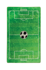 Covor de Teren Football Haaland, Verde, 140x190 cm