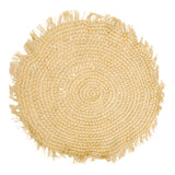 Covor din Juta Mibre, Natural, Dia. 120 cm, 120x120 cm