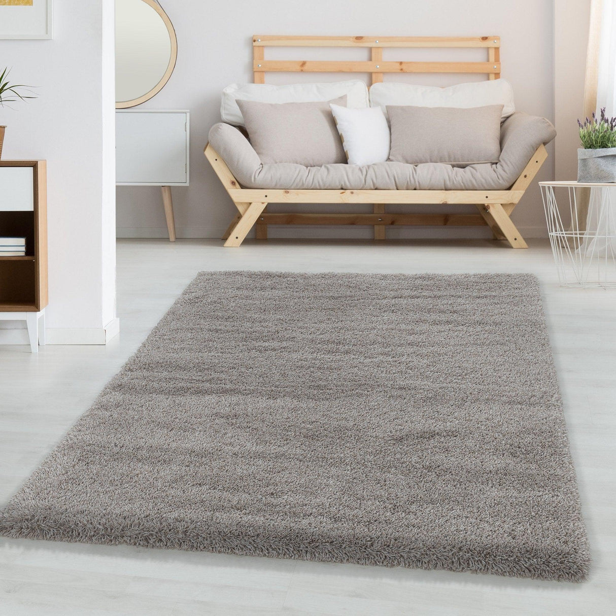 Covor Fluffy, Maro - Bej, 230x160 cm - Covor Fluffy, Maro - Bej, 230x160 cm - 743CDY1740