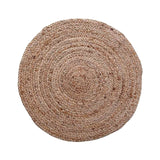 Covor iuta Solon Boho, Bej, 100x100 cm