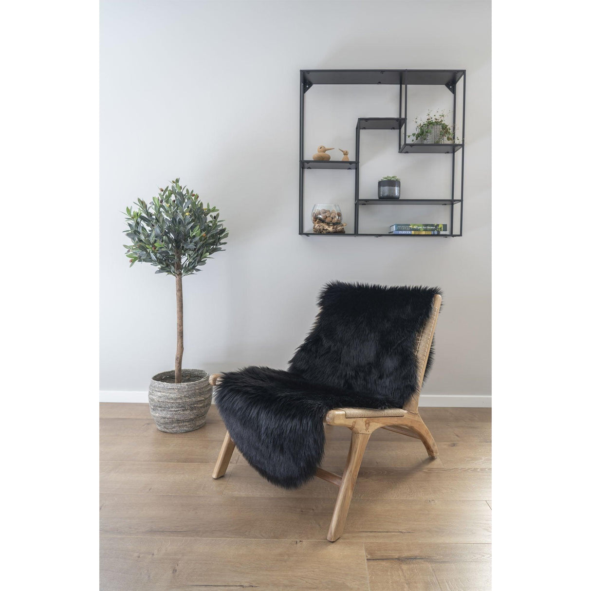 Covor Jerry, 60x7x180 cm - Negru