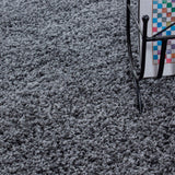Covor Life 1500 v2, Gri inchis, 120x120 cm - Gri inchis