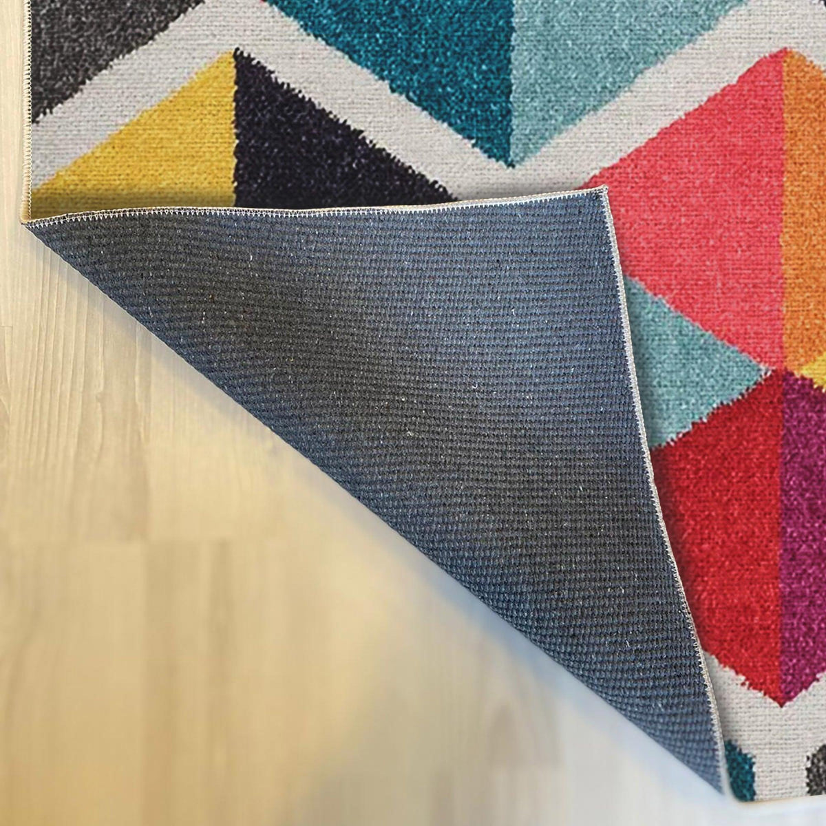 Covor Living - Hol  Curcubeu, Lavabil, Antiderapant, 80x150 cm