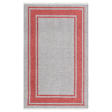 Covor Maze Home Noa Reversibil, Lavabil, Rosu - Gri (diverse dimensiuni), 75x150 cm - Gri