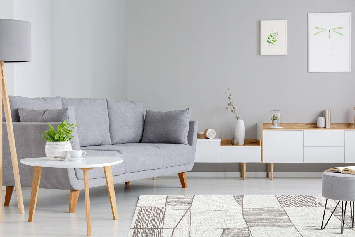 Covor Maze Home Palma, Bej (diverse dimensiuni), 80x150 cm - Covor Maze Home PALMA, Beige Vizon - Adorehome.ro - Covoare - Maze - PM 03 BEIGE VIZON _ 80*150