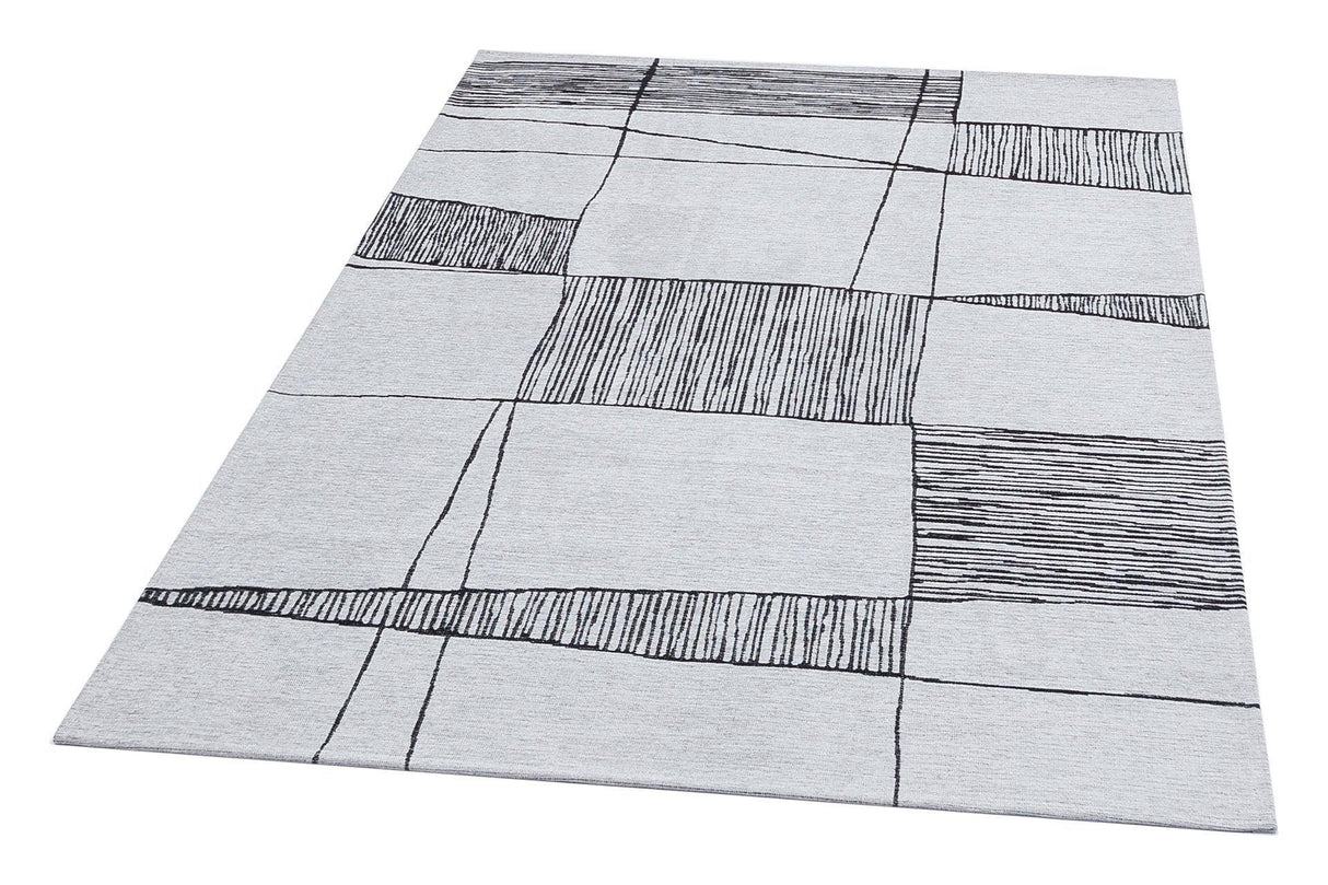 Covor Maze Home Palma, Gri - Negru (diverse dimensiuni), 80x150 cm - Covor Maze Home PALMA, Grey Black - Adorehome.ro - Covoare - Maze - PM 03 GREY BLACK _ 80*150