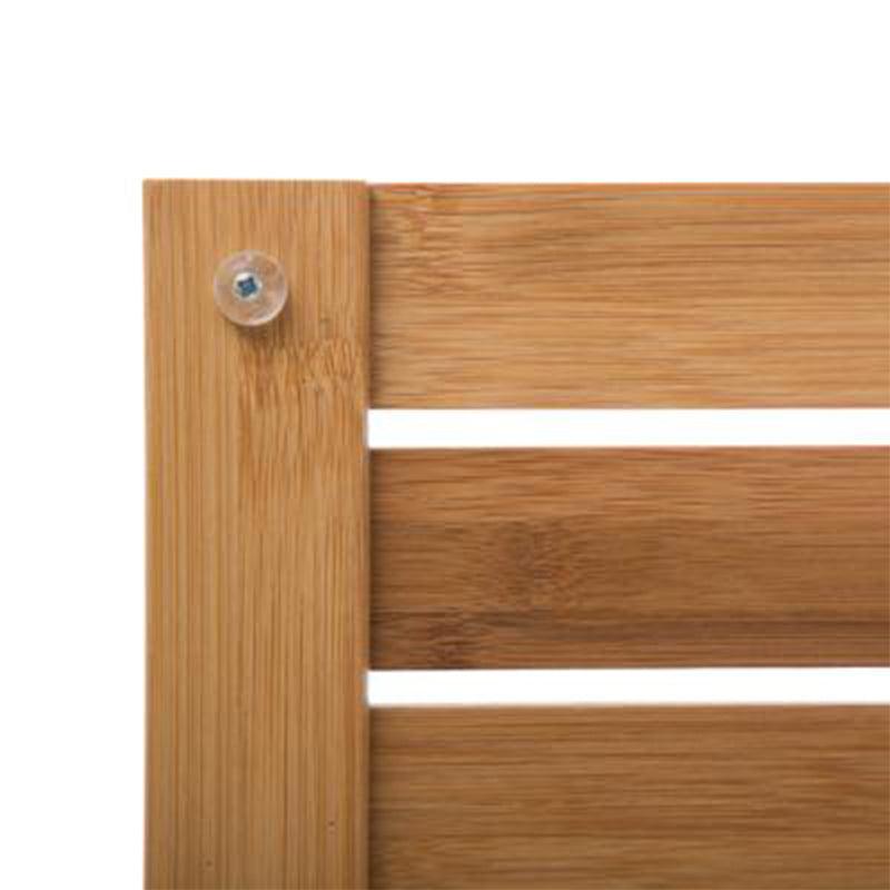 Covoraș de baie Bambou, Negru - Natural, 53x36 cm - Natural