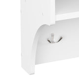 Cuier Crosta, 80x28x40 cm - Alb