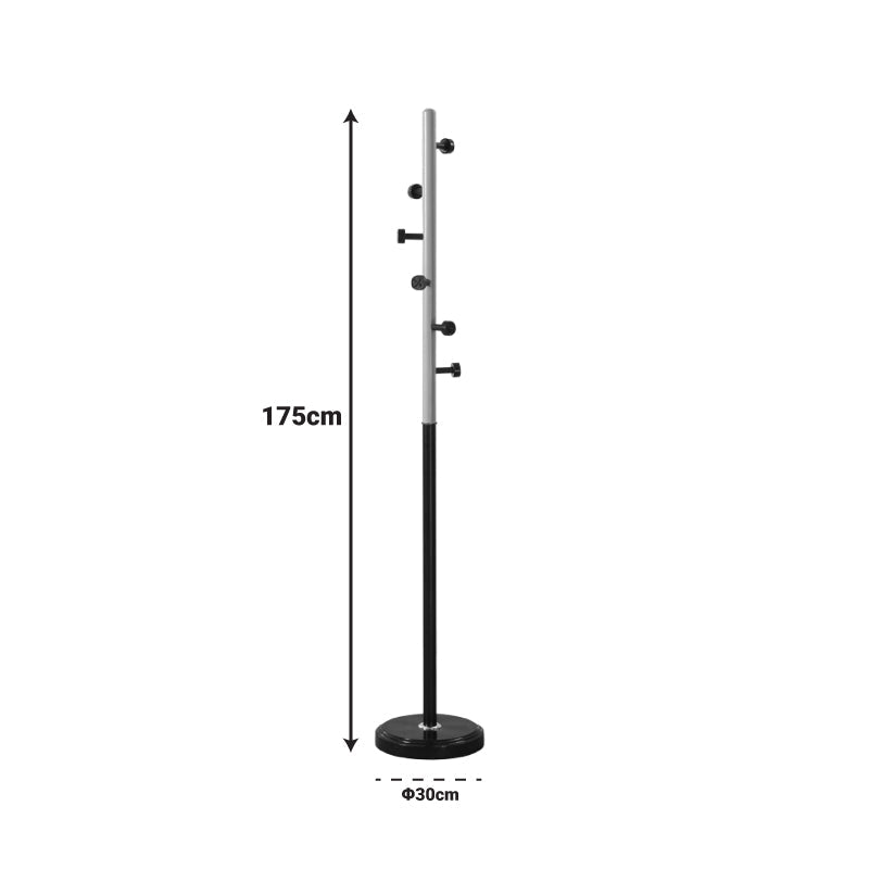 Cuier Sinem, Metal, 30x175 cm - Negru