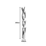 Cuier cu funcție de depozitare Joint, Suar, Lemn, Natural, 30x30x200 cm