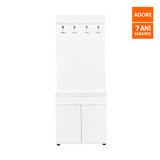 Cuier cu Pantofar PRT-521-BB-1 Home Collection® Porto Aero, cu Sertar, Alb - Natur, 73x187x36 cm - Alb | SKU: PRT-521-BB-1, PRT-521-TT-1