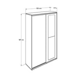 Cuier cu pantofar PRT-620-BB-3 Home Collection® Porto Maxi, 2 usi cu oglinda, 12 rafturi, capacitate 32 perechi incaltaminte, Alb - Natur, 120x187x40 cm - Cuier cu pantofar PRT-620-BB-3 Home Collection® Porto Maxi, 2 usi cu oglinda, 12 rafturi, capacitate 32 perechi incaltaminte, Alb - Natur, 120x187x40 cm | SKU: PRT-620-TT-3