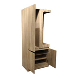 Cuier cu pantofar Feby, Sonoma, 80x50x190 cm