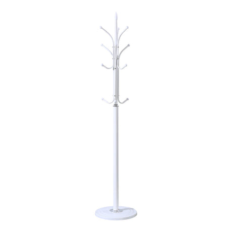 Cuier de haine Keleste, Metal, Alb - Negru, 37x175 cm