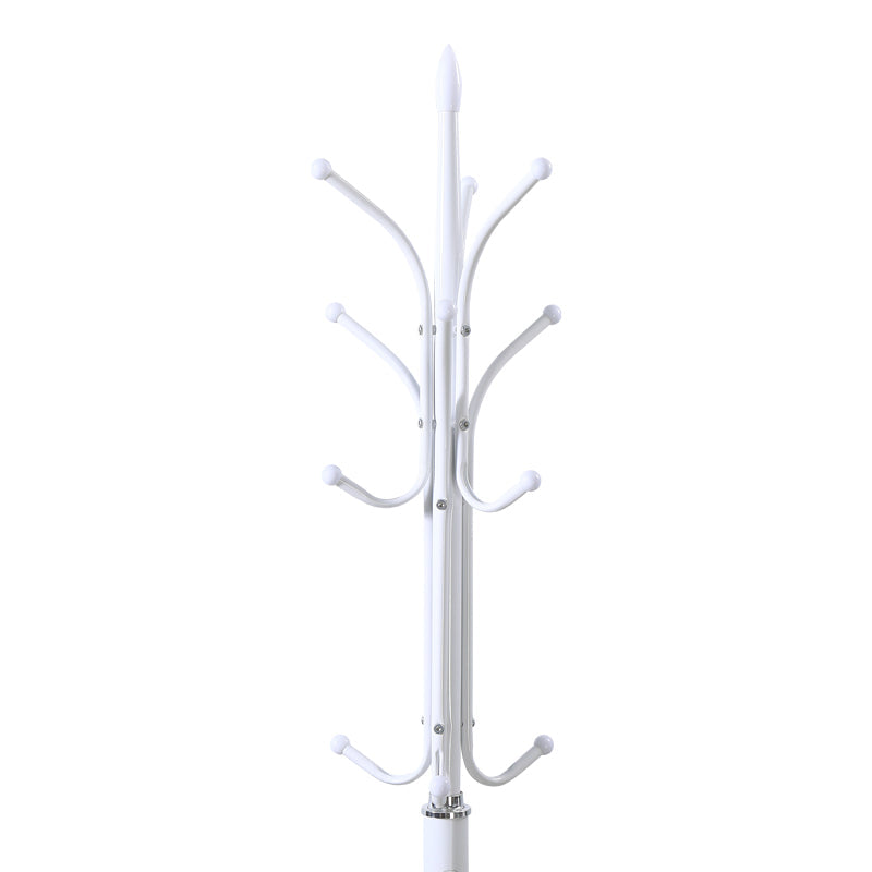 Cuier de haine Keleste, Metal, Alb - Negru, 37x175 cm - Alb