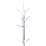 Cuier de haine Keleste, Metal, Alb - Negru, 37x175 cm - Alb