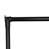 Cuier de podea Wizak din metal, Negru, 75x42x157 cm