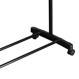Cuier de podea Wizak din metal, Negru, 75x42x157 cm