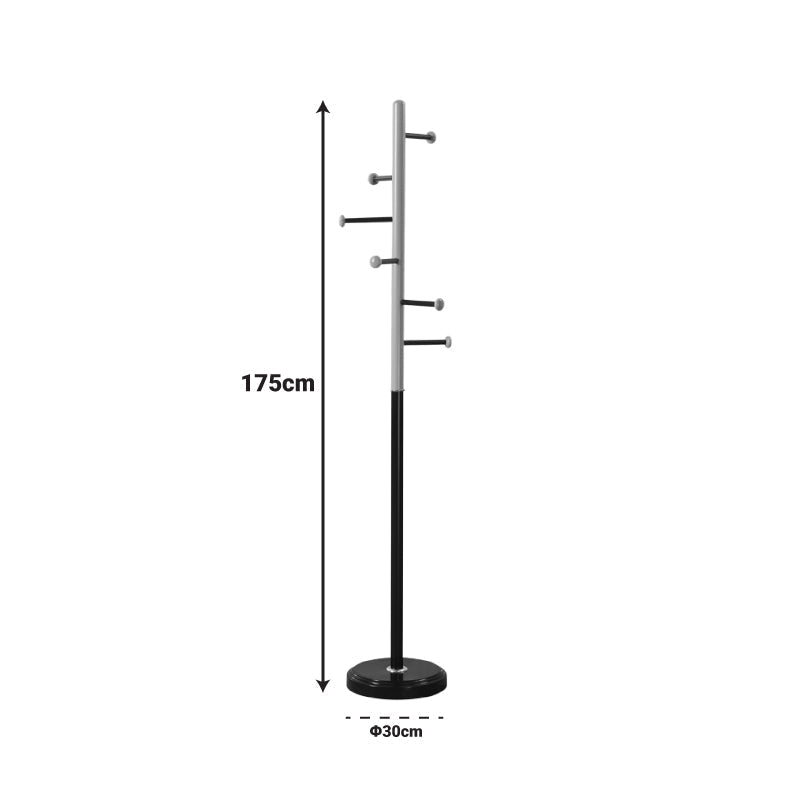 Cuier pentru haine Serea, Metal, 30x175 cm - Alb
