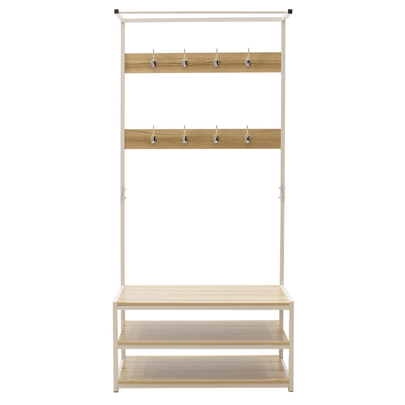 Cuier Intrare Ralph Maple, Alb, 80x40x170 cm