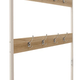 Cuier Intrare Ralph Maple, Alb, 80x40x170 cm