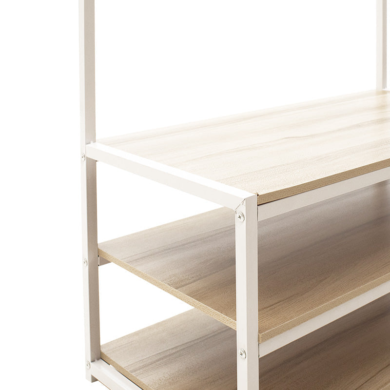 Cuier Intrare Ralph Maple, Alb, 80x40x170 cm