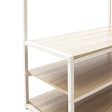 Cuier Intrare Ralph Maple, Alb, 80x40x170 cm