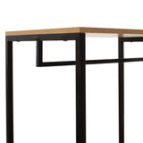 Cuier Intrare Ramon, Stejar - Negru, 91x41x167 cm
